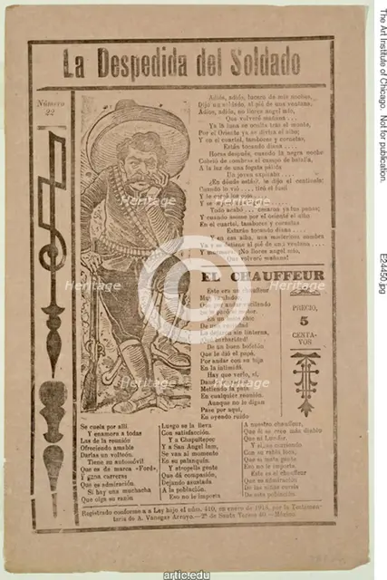 The Soldier's Farewell, n.d. Creator: José Guadalupe Posada.
