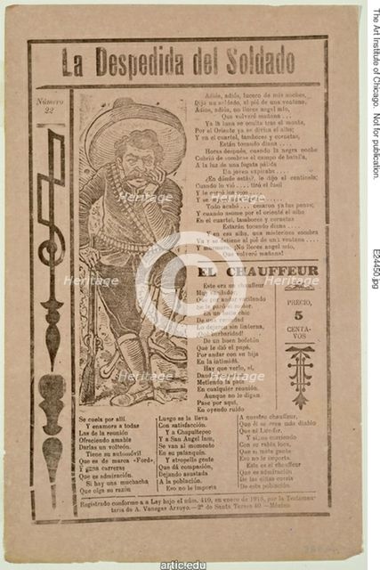 The Soldier's Farewell, n.d. Creator: José Guadalupe Posada.