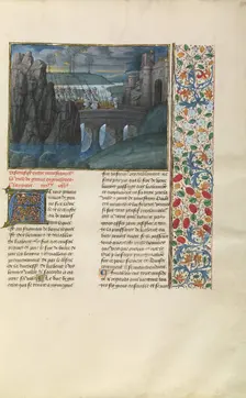 The Soldiers of Brabant Entering Ravenstein; Chroniques (Book Three), about 1480-1483. Creator: Master of the Getty Froissart