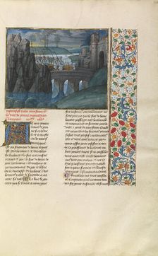 The Soldiers of Brabant Entering Ravenstein; Chroniques (Book Three), about 1480-1483. Creator: Master of the Getty Froissart