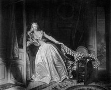 The Solen Kiss late 18th century (1905).Artist: Jean-Honore Fragonard