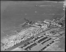 The Solent Queen and Gracie Fields Southsea, 1939. Creator: Cyril Murrell