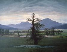 The Solitary Tree 1823. Artist: Caspar David Friedrich