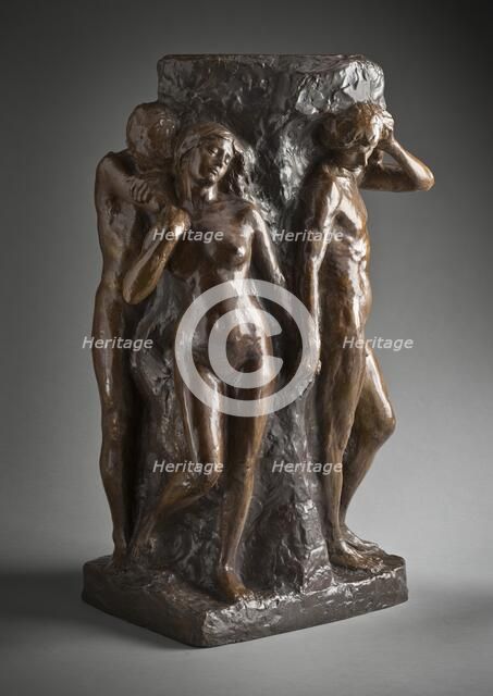 The Solitude of the Soul (image 1 of 3), Modeled 1901/cast 1994. Creator: Lorado Taft.