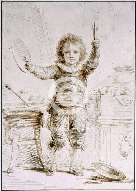 The Son of the Artist, c. 1793. Artist: Füger, Heinrich Friedrich (1751-1818)
