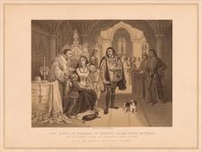 The Son's of Edward IV Parted from their Mother, by Richard Duke of Gloucester, June 16th 1483 ( Artist: W Ridgway