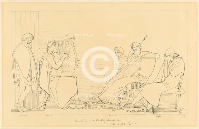The Song of Demodocus, n.d. Creator: John Flaxman.