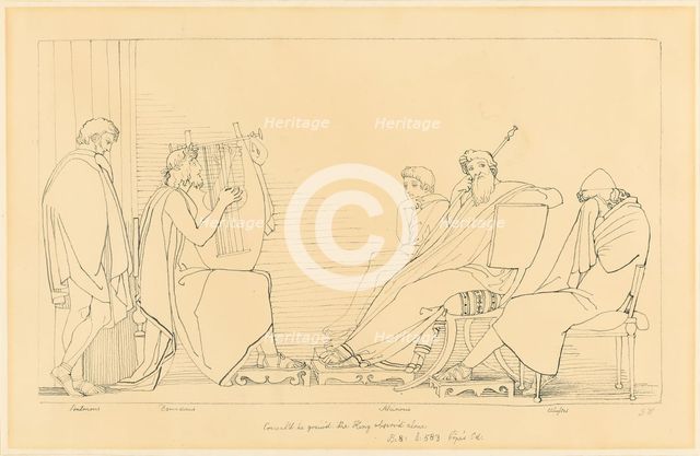 The Song of Demodocus, n.d. Creator: John Flaxman.
