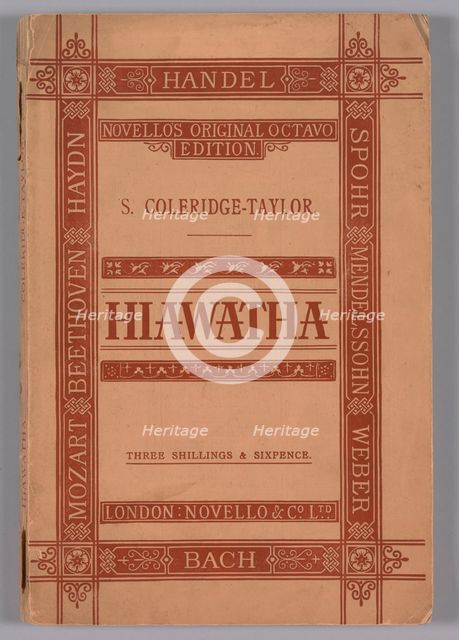 The Song of Hiawatha Op.30, 1900. Creator: Novello & Company.