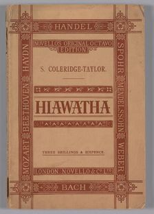 The Song of Hiawatha Op.30, 1900. Creator: Novello & Company