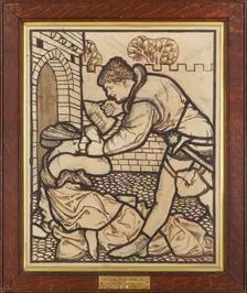 The Song of Solomon - The Watchman that went about the City 1862-3. Creator: Sir Edward Coley Burne-Jones
