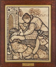 The Song of Solomon - The Watchman that went about the City 1862-3. Creator: Sir Edward Coley Burne-Jones