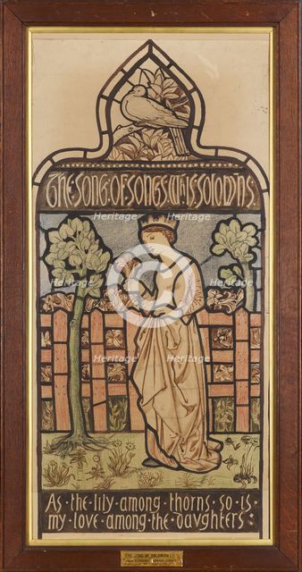 The Song of Solomon - 'As the Lily among Thorns', 1862-3. Creator: Sir Edward Coley Burne-Jones.