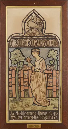 The Song of Solomon - As the Lily among Thorns 1862-3. Creator: Sir Edward Coley Burne-Jones