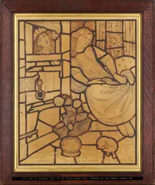 The Song of Solomon - I Sleep, but my Heart waketh 1862. Creator: Sir Edward Coley Burne-Jones