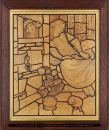 The Song of Solomon - I Sleep, but my Heart waketh 1862. Creator: Sir Edward Coley Burne-Jones