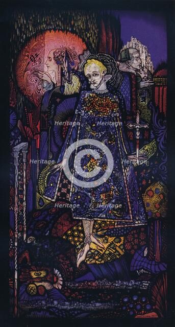 'The Song of the Mad Prince', c1917. Artist: Harry Clarke.