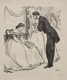 The Song of the Disconsolate One, 1863. Creator: George Louis Palmella Busson Du Maurier (British, 1834-1896)