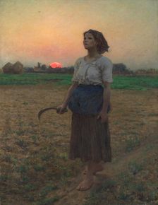 The Song of the Lark, 1884. Creator: Jules Breton