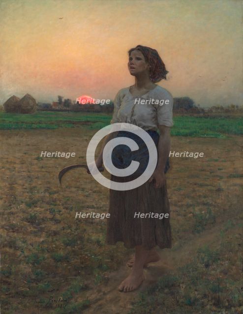 The Song of the Lark, 1884. Creator: Jules Breton.