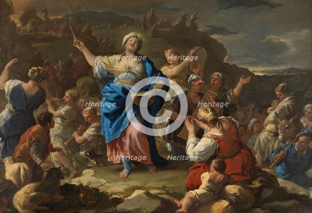 The Song of the Prophetess Miriam, c1687. Creator: Luca Giordano.