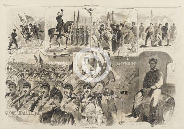 The Songs of the War, 1861. Creator: Unknown.