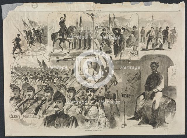 The Songs of the War, 1861. Creator: Winslow Homer (American, 1836-1910).