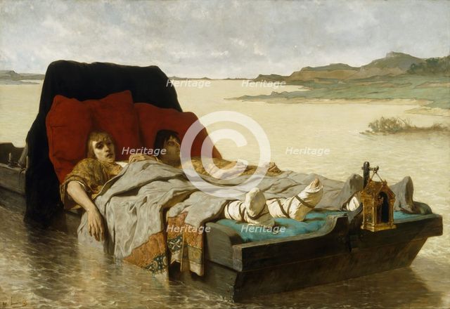 The sons of Clovis II, 1880. Artist: Luminais, Évariste Vital (1822-1896)