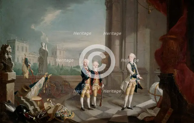 'The Sons of Frederick II of Hesse-Kassel Landgrave', (1770-1829?). Artist: Johann Heinrich Wilhelm Tischbein