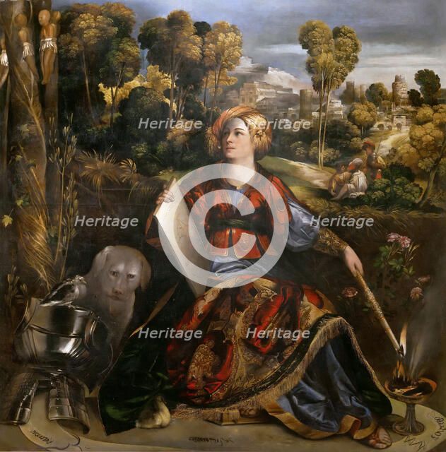 The sorceress Melissa, ca 1521-1525.