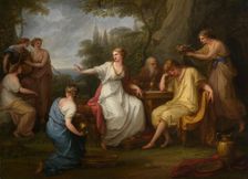 The Sorrow of Telemachus, 1783. Creator: Angelica Kauffman