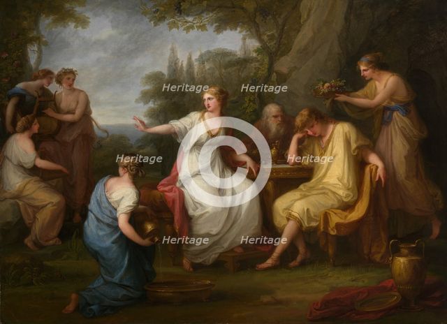 The Sorrow of Telemachus, 1783. Creator: Angelica Kauffman.