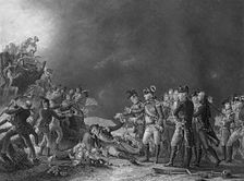 The Sortie Made by the Garrison of Gibraltar 27 November 1781 (c1857).Artist: J Rogers