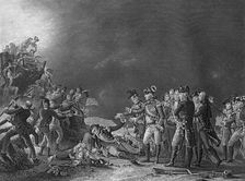 The Sortie Made by the Garrison of Gibraltar 27 November 1781 (c1857).Artist: J Rogers