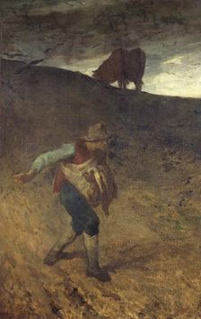 The sower 1847-8. Artist: Jean Francois Millet