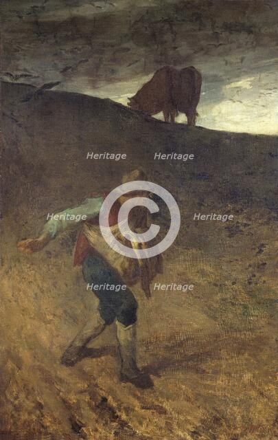 'The sower', 1847-8. Artist: Jean Francois Millet.