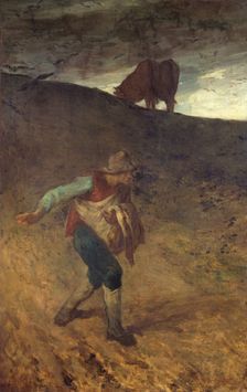 The sower 1847-8. Creator: Jean Francois Millet