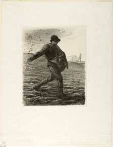 The Sower, 1851. Creator: Jean Francois Millet