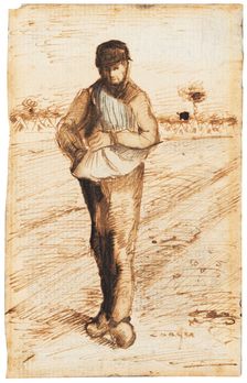 The sower, 1881. Creator: Gogh, Vincent, van (1853-1890)