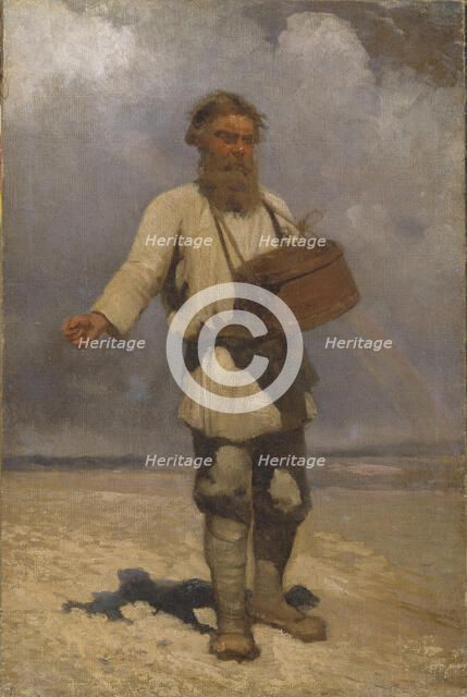 The sower, 1888. Artist: Myasoedov, Grigori Grigoryevich (1834-1911)