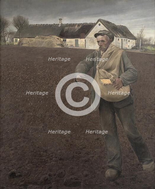 The Sower, 1910. Creator: Laurits Andersen Ring.