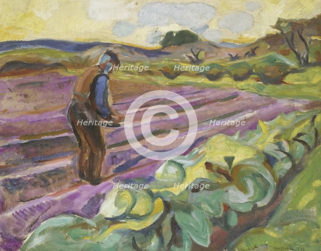 The sower, 1913. Artist: Munch, Edvard (1863-1944)