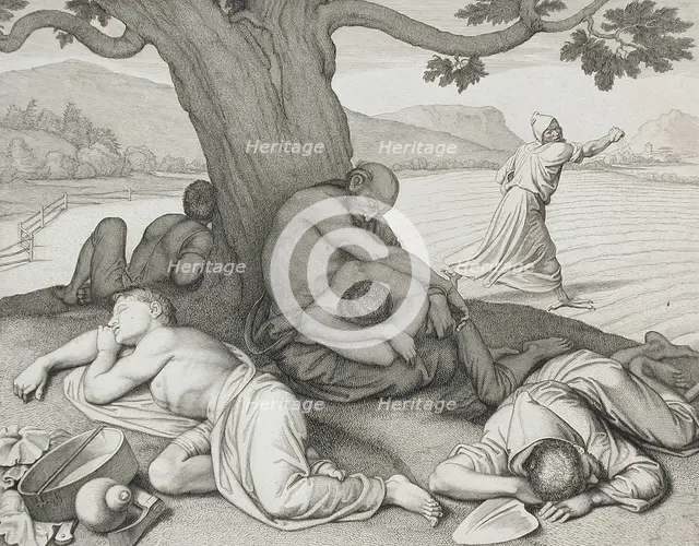 The Sower, 19th century. Creator: Franz Kellerhoven.