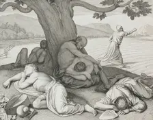 The Sower, 19th century. Creator: Franz Kellerhoven