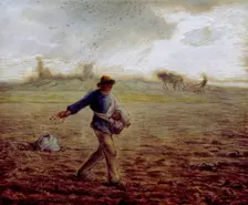 The Sower, c1865. Creator: Jean Francois Millet