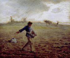 The Sower, c1865. Creator: Jean Francois Millet