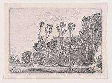 The Sower, from Verscheyden Landtschapjes (Various Little Landscapes), Plate 5, ca. 1616. Creator: Willem Pietersz. Buytewech