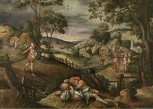 The Sower, Parable of Christ, c1540s. Creator: Master of the Prodigal Son