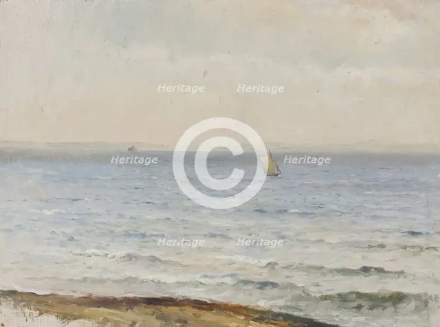 The Sound. Motif from Ven, 1892. Creator: Gustaf Rydberg.