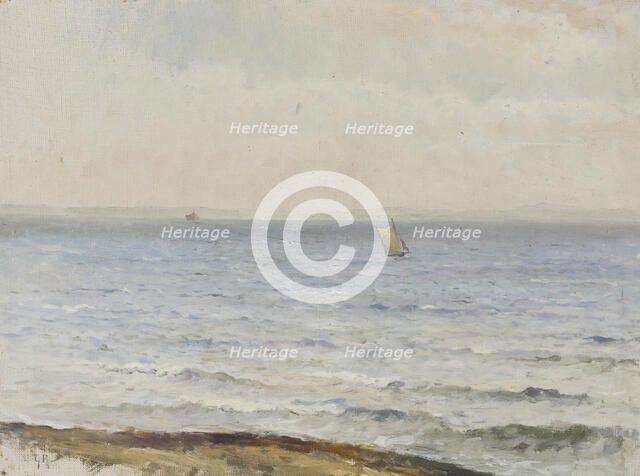 The Sound. Motif from Ven, 1892. Creator: Gustaf Rydberg.